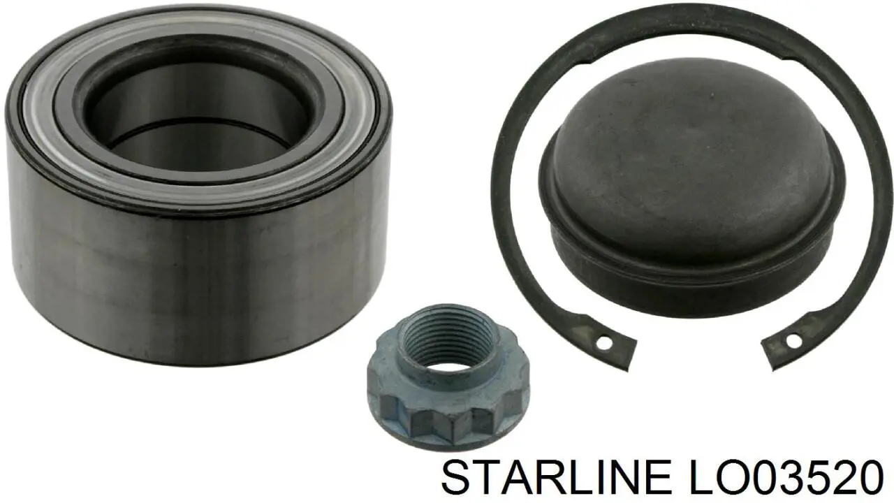 Cojinete de rueda delantero Mercedes A W168