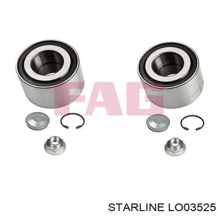 Cojinete de cubo Starline LO03525