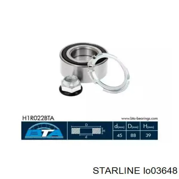 Cojinete de rueda delantero Renault Espace 4 JK0