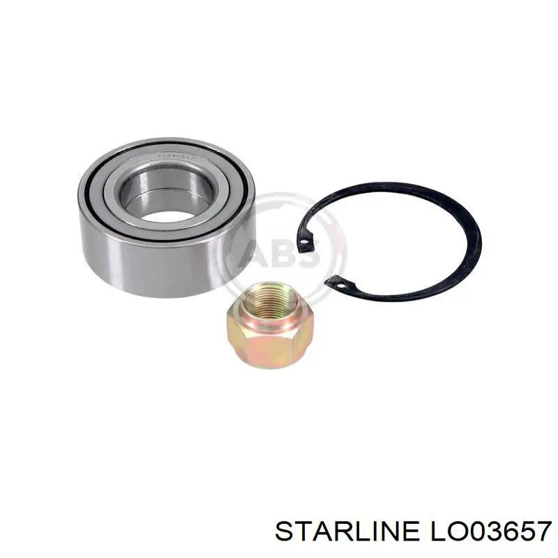 Cojinete de rueda delantero LO03657 Starline