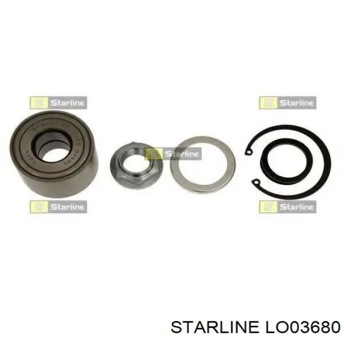 LO 03680 Starline cojinete de rueda trasero