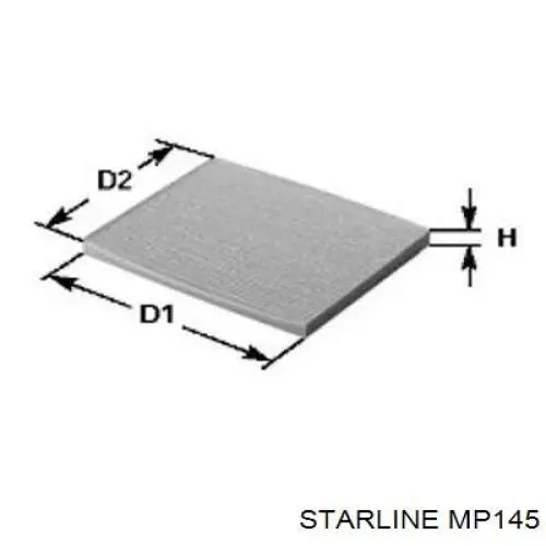 Comprar MP145 Starline Fuelle de semieje delantero interior