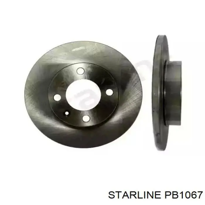 PB1067 Starline disco de freno trasero