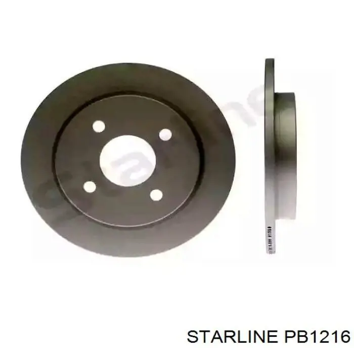 PB 1216 Starline disco de freno trasero