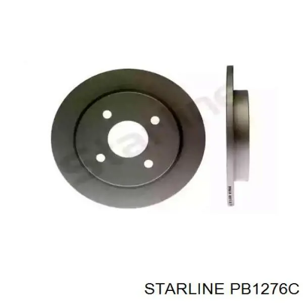 Disco de freno trasero Ford Sierra 1 GBC