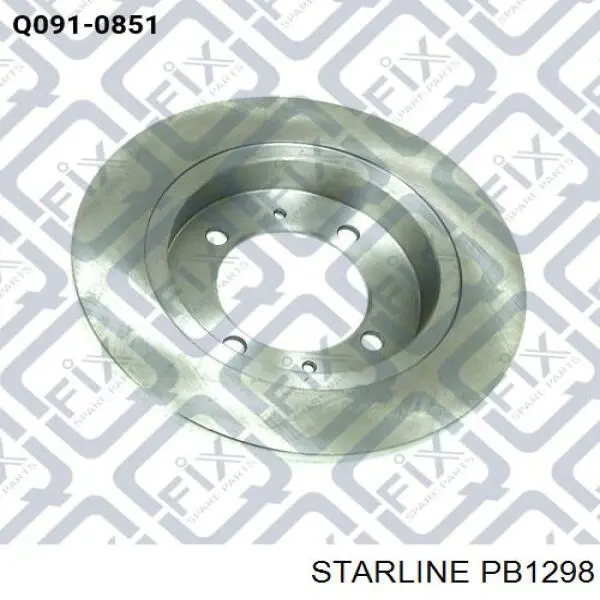 PB1298 Starline disco de freno trasero
