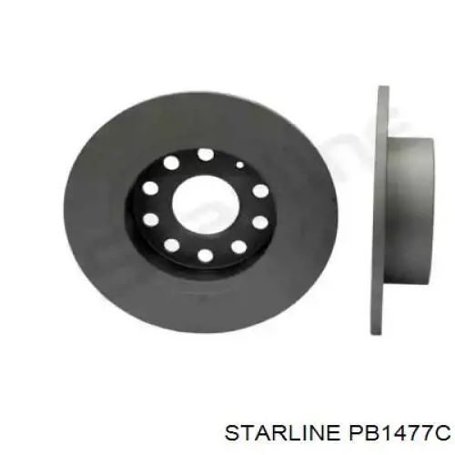 PB 1477C Starline disco de freno trasero