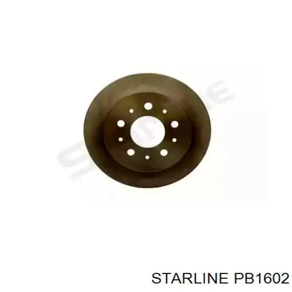 PB 1602 Starline disco de freno trasero