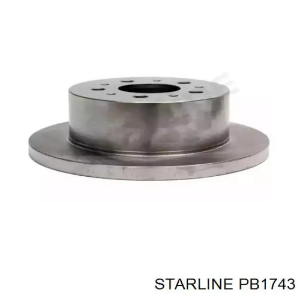 PB1743 Starline disco de freno trasero