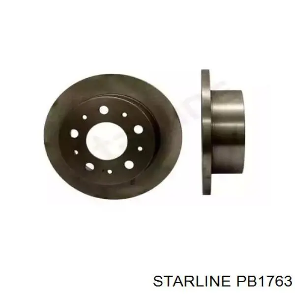 PB1763 Starline disco de freno trasero