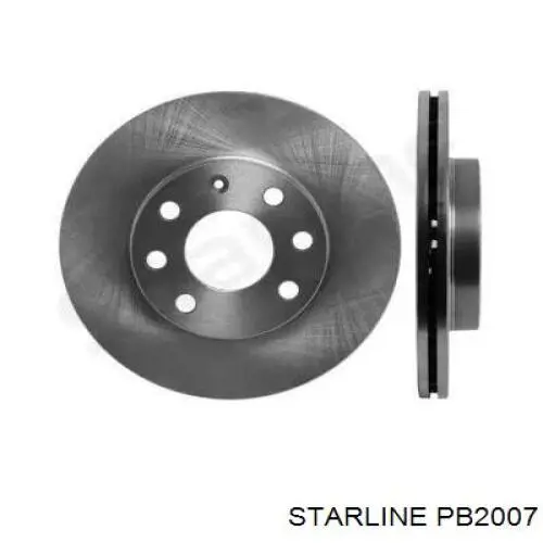 PB2007 Starline disco de freno delantero