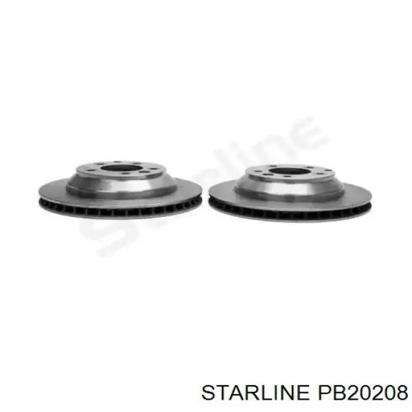 PB 20208 Starline disco de freno trasero