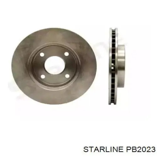 PB2023 Starline disco de freno delantero