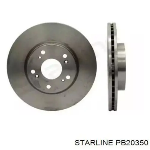 PB20350 Starline disco de freno delantero