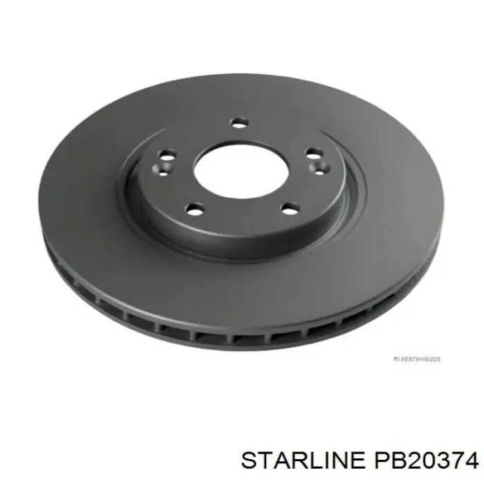PB 20374 Starline disco de freno delantero