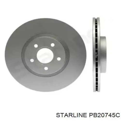 Freno de disco delantero Volkswagen Caddy 2 9K9