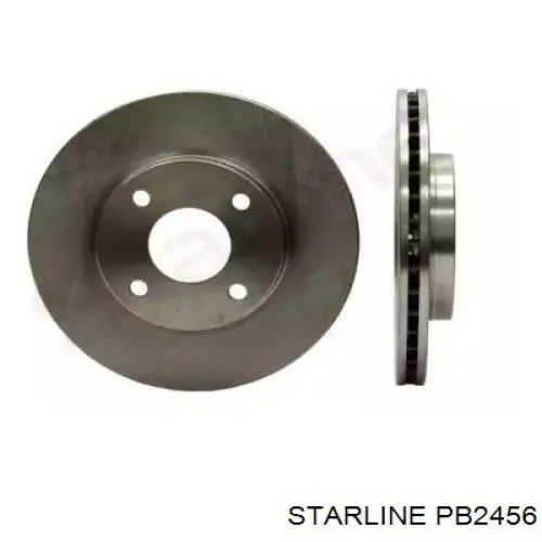 PB2456 Starline disco de freno delantero