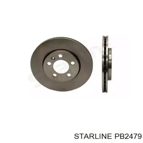 PB2479 Starline disco de freno delantero