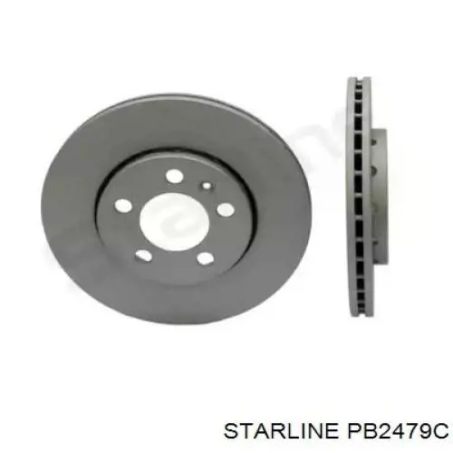 PB 2479C Starline disco de freno delantero