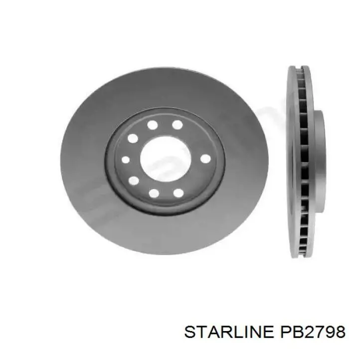 Comprar PB2798 Starline Freno de disco delantero