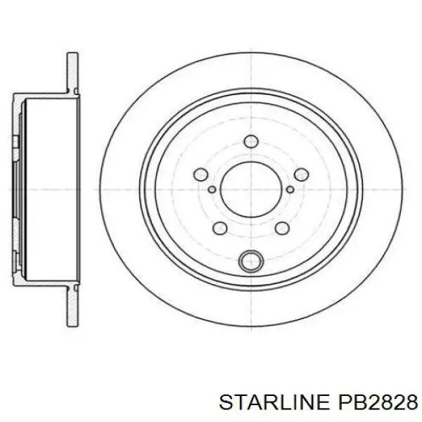 Freno de disco delantero Subaru Impreza 1 GC
