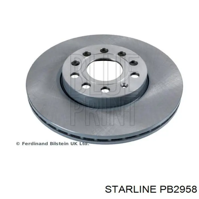 Freno de disco delantero Volkswagen Caddy 2 9K9