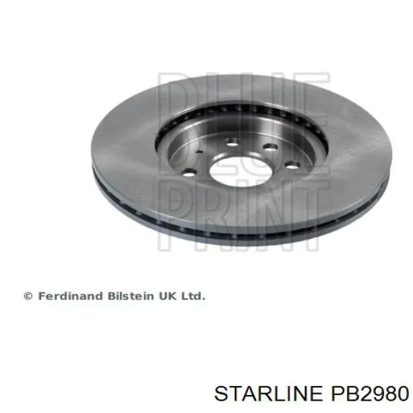 PB2980 Starline disco de freno delantero