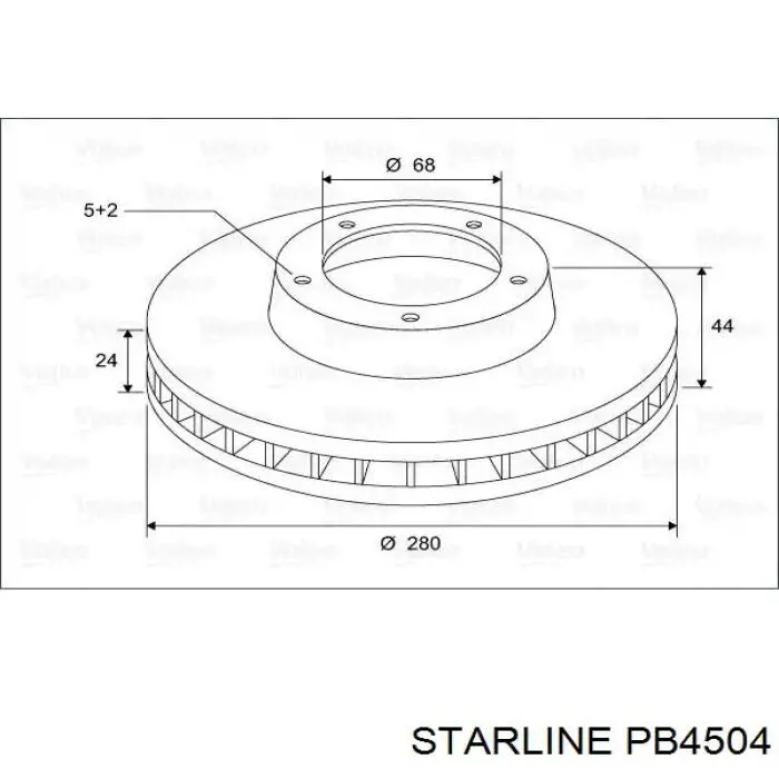 Freno de disco delantero Renault DUSTER 2 HM
