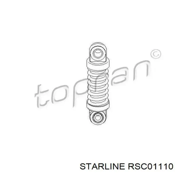 RSC01110 Starline tensor de correa, correa poli v