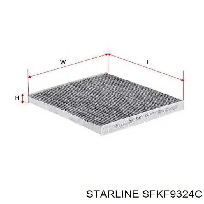 SF KF9324C Starline filtro habitáculo