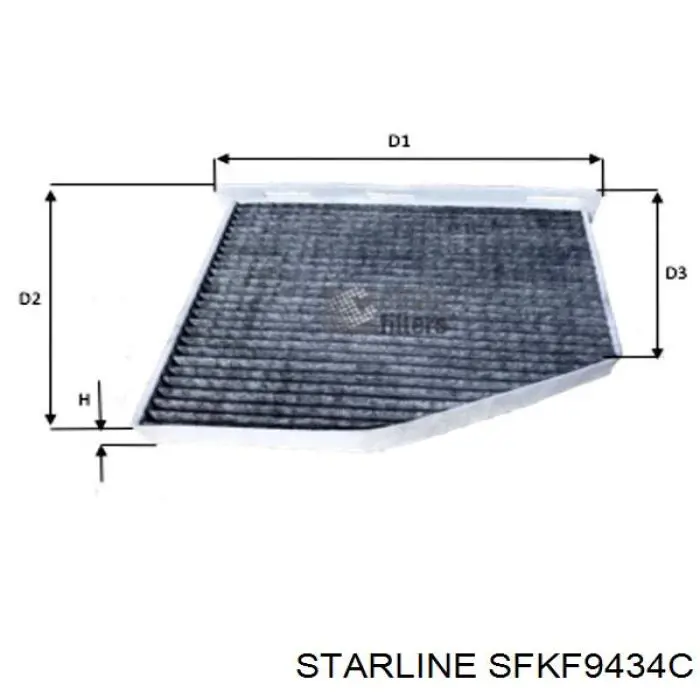 Comprar SFKF9434C Starline Filtro de aire del habitáculo
