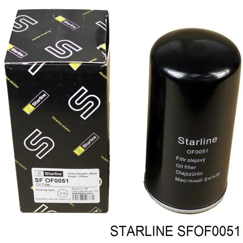 SFOF0051 Starline filtro de aceite