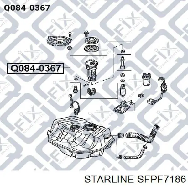 Filtro combustible Honda Civic 6 EJ9, EK3/4