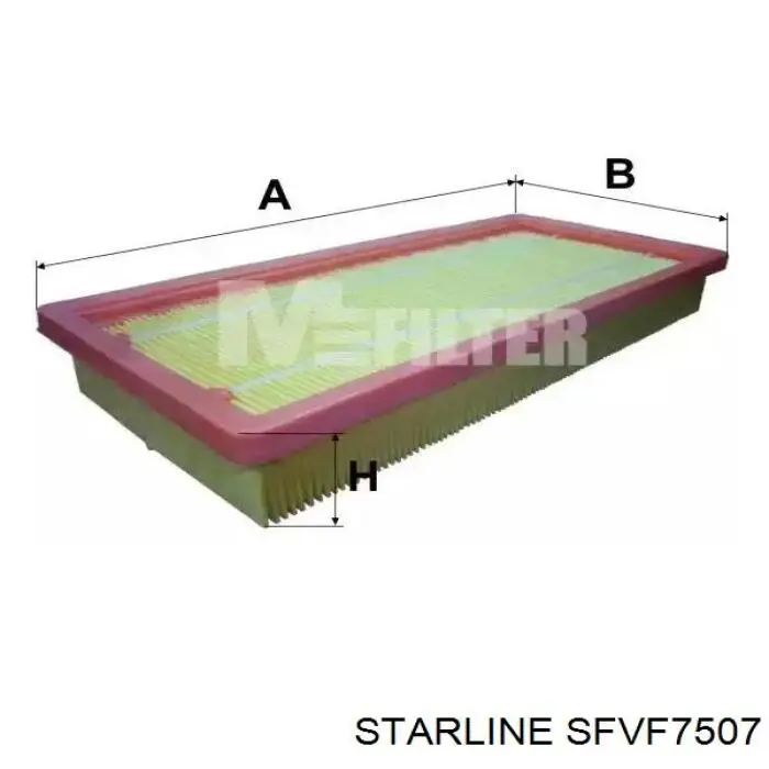 Filtro aire Starline SFVF7507