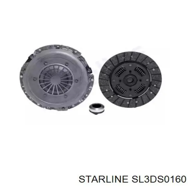 SL3DS0160 Starline plato de presión del embrague