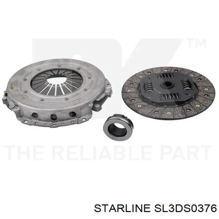 SL 3DS0376 Starline kit de embrague (3 partes)