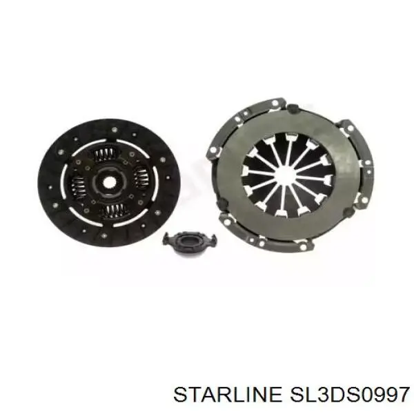 SL 3DS0997 Starline kit de embrague (3 partes)