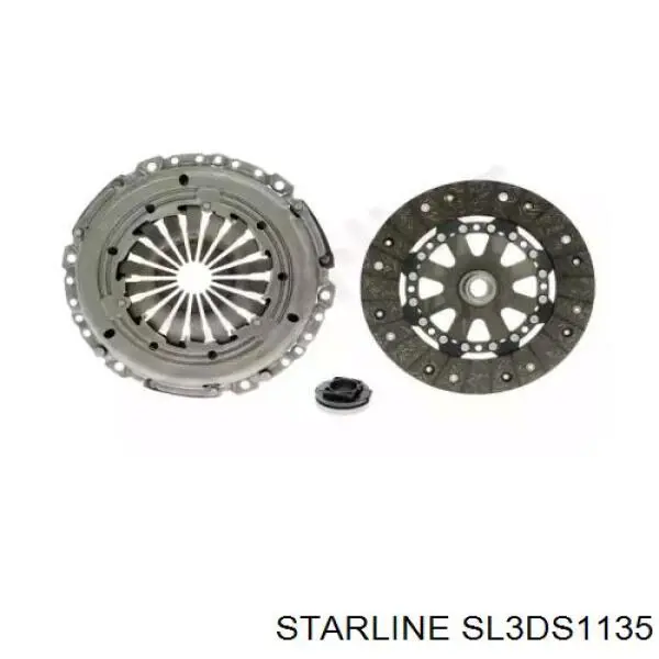 SL 3DS1135 Starline kit de embrague (3 partes)