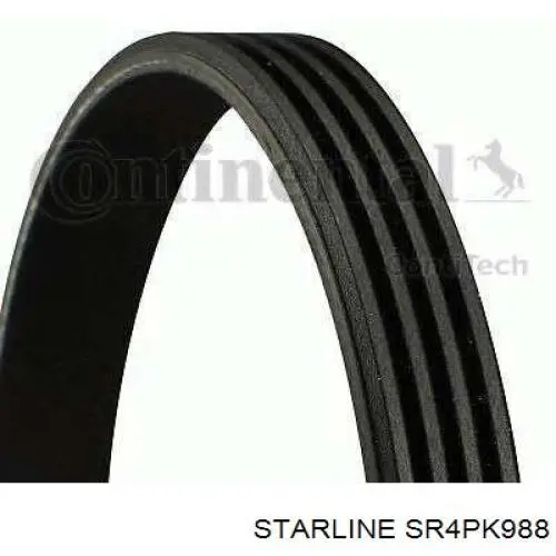 SR 4PK988 Starline correa trapezoidal