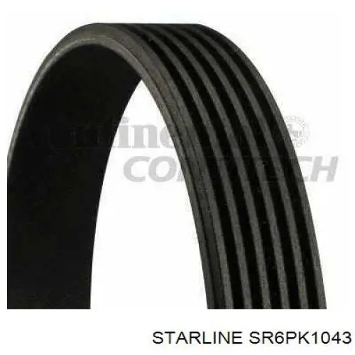SR6PK1043 Starline correa trapezoidal