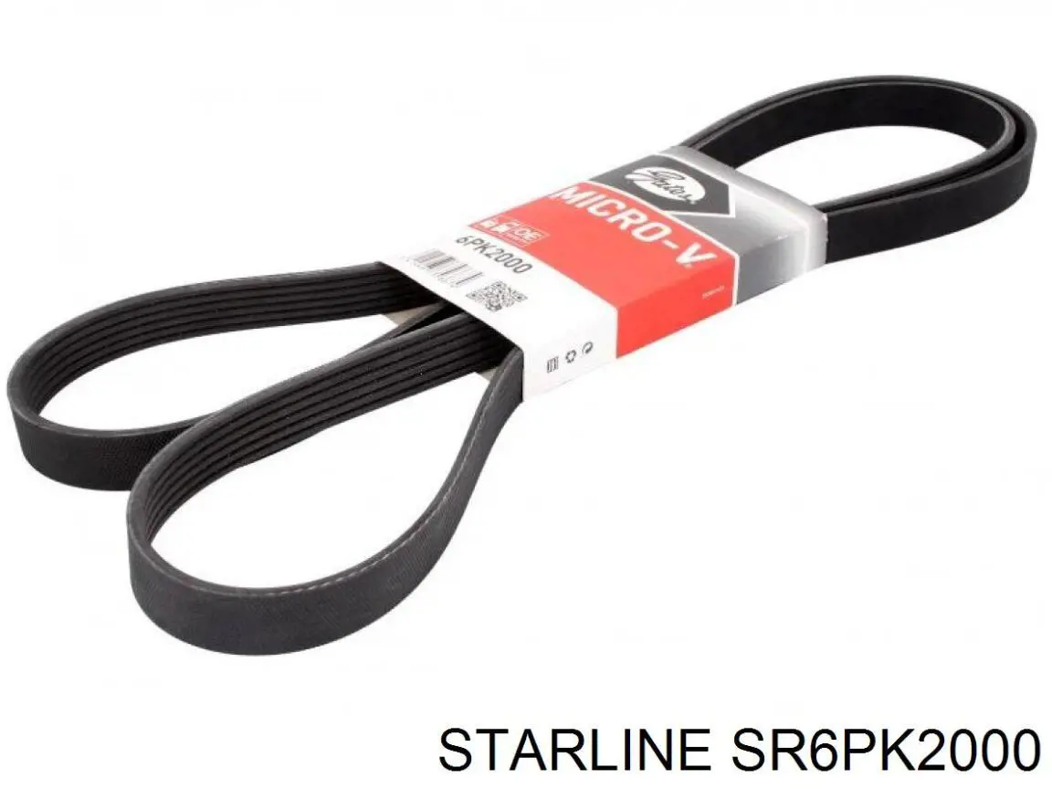 SR6PK2000 Starline correa trapezoidal