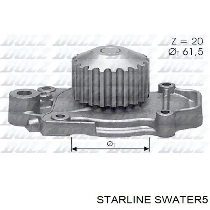Agua destilada Starline SWATER5