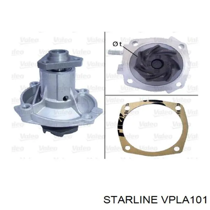 Bomba de agua VPLA101 Starline