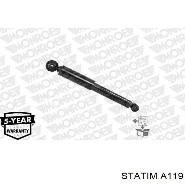 Amortiguador trasero Opel Astra 51, 52, F35, M35