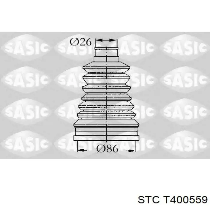 Fuelle, árbol de transmisión delantero interior Renault Clio 2 BB, CB