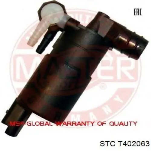 Bomba de agua limpiaparabrisas, delantera T402063 STC