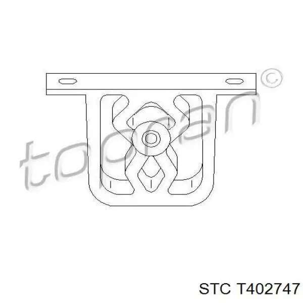 T402747 STC soporte, silenciador