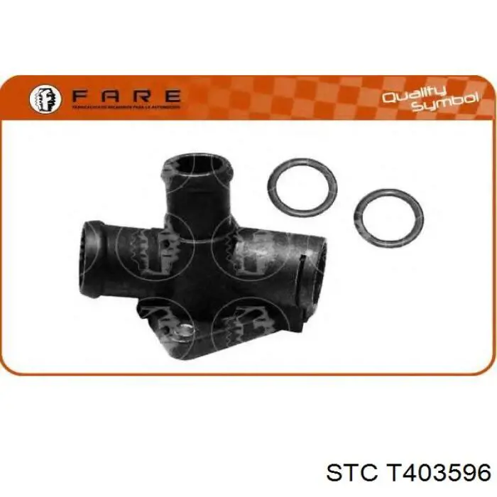 Brida del sistema de refrigeración (triple unión) 06B121132 VAG