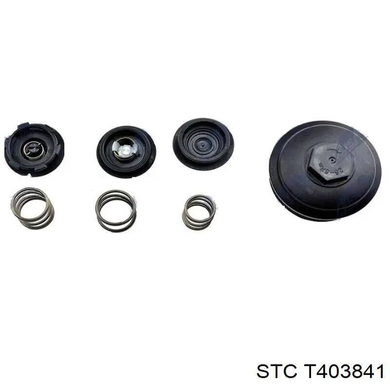 T403841 STC tapa de filtro de aceite