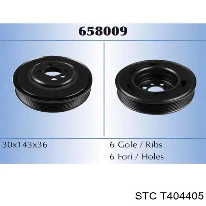 Polea del cigüeñal STC T404405 precio, desde 43,61 EUR